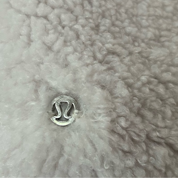NWT Lululemon Cinchable Fleece Zip-Up Jacket in White Opal - Size 12 - Picture 11 of 14
